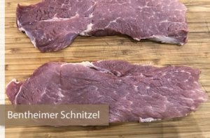 Bentheimer Schnitzel vom Bunten Bentheimer Schwein