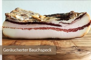 Geräucherter Bauchspeck vom Nordschwarzwälder Berkshire