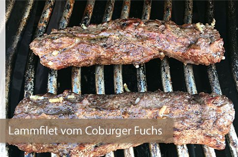 Gegrilltes Lammfilet vom Coburger Fuchs